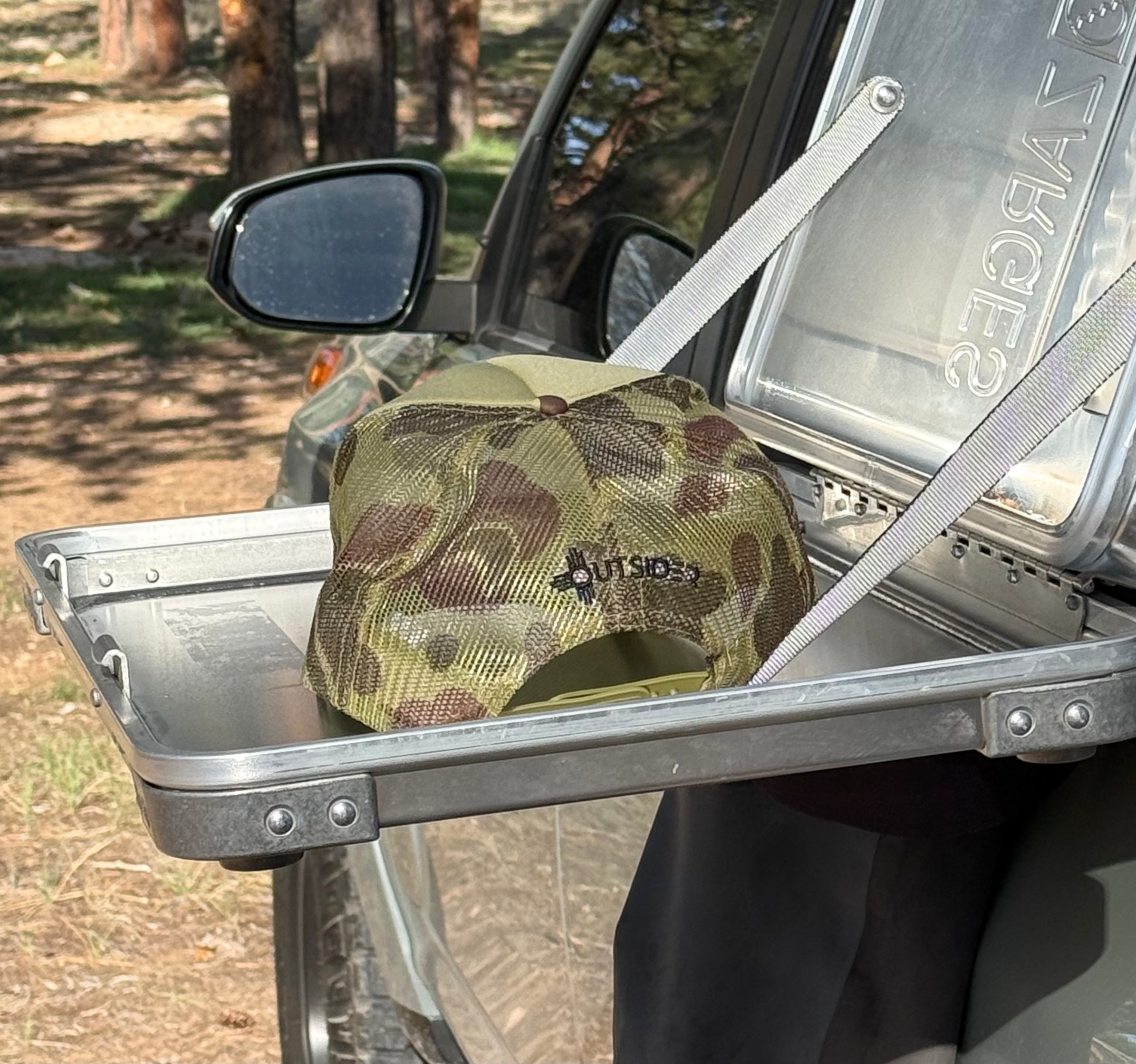 "Shots Fired" Duck Camo Trucker Hat