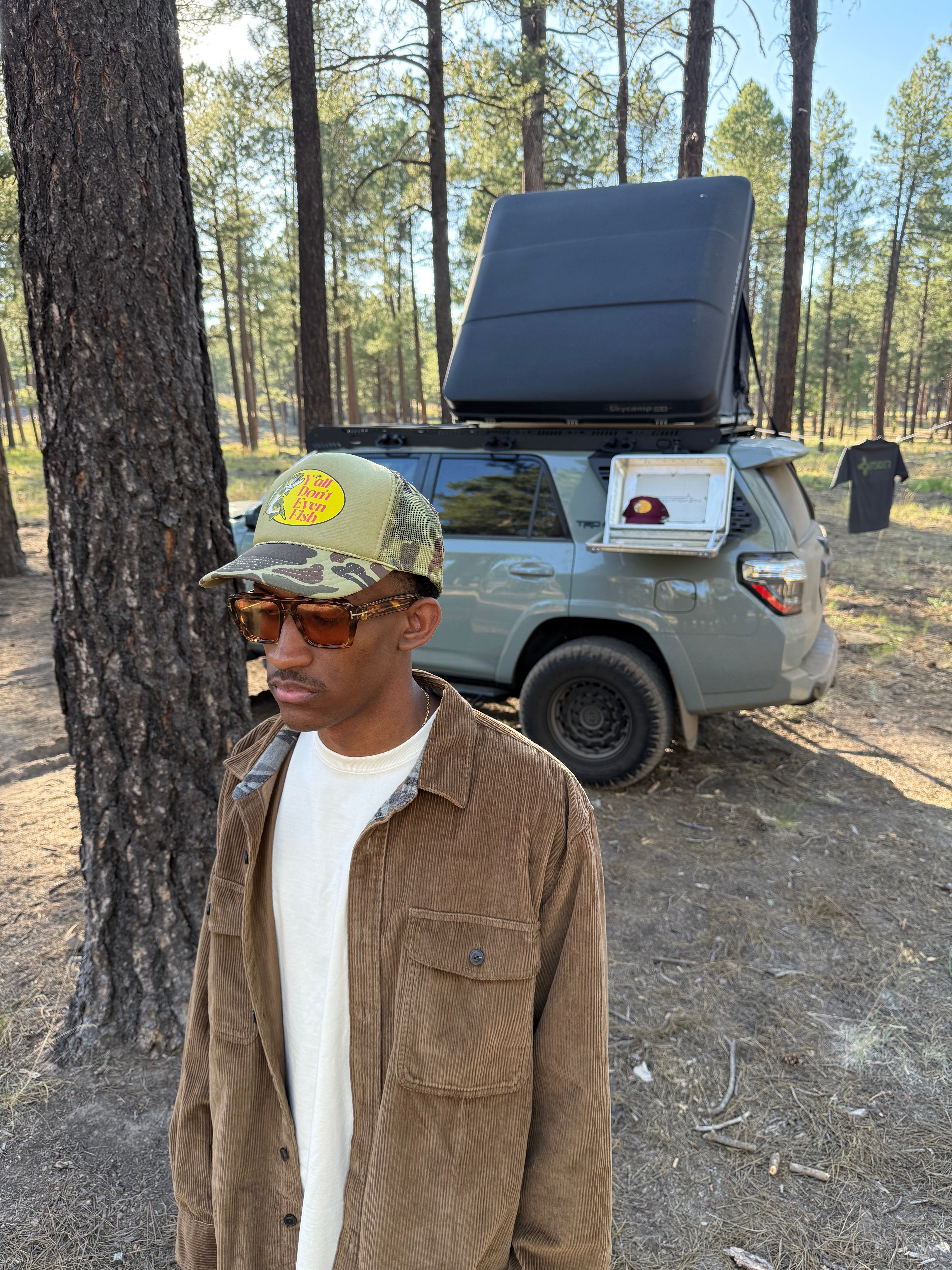 "Shots Fired" Duck Camo Trucker Hat